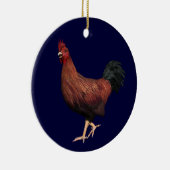 Rooster Keramik Ornament (Rechts)