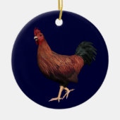 Rooster Keramik Ornament (Vorne)