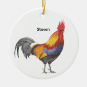 Rooster Keramik Ornament (Vorne)