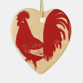 Rooster Keramikornament (Rechts)