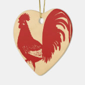 Rooster Keramikornament (Links)