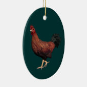Rooster Keramikornament (Rechts)