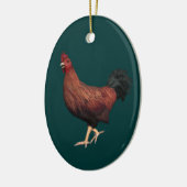 Rooster Keramikornament (Links)