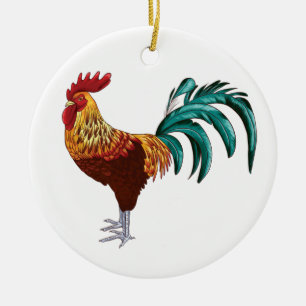 ROOSTER KERAMIKORNAMENT