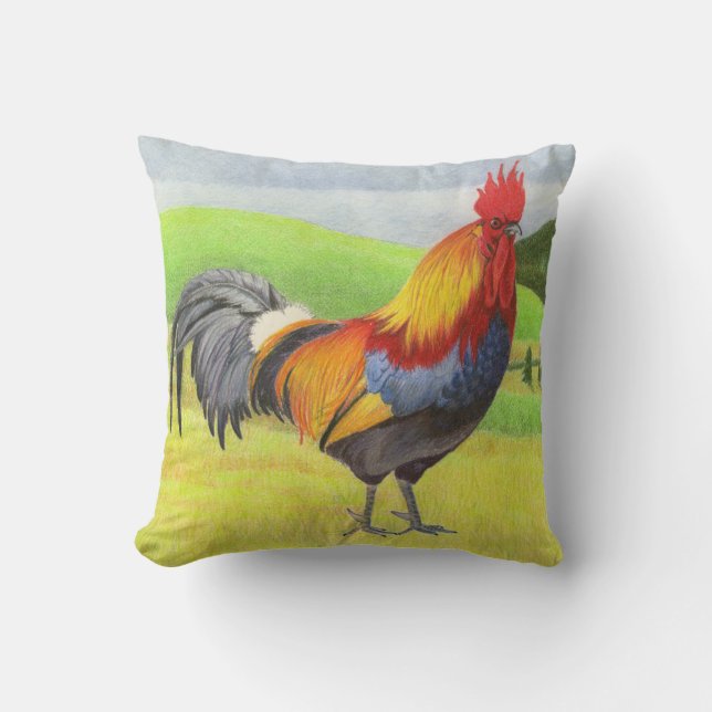 Rooster Kissen (Vorderseite)