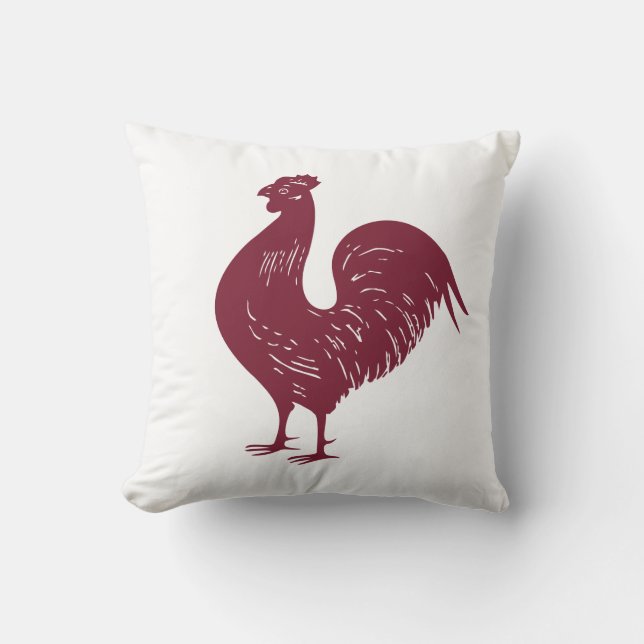Rooster Kissen (Vorderseite)