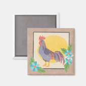 Rooster Kitchen Magnet (Vorderseite/Rückseite)