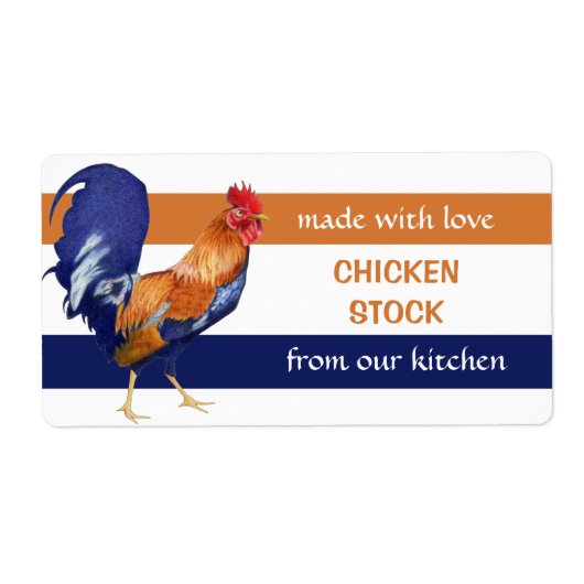 Rooster Kiteküche - Etikett (Vorne)