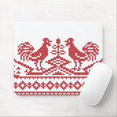 Rooster-Kreuzstich Mousepad (Mit Mouse)
