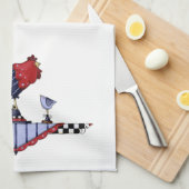 Rooster - Küchentücher (Viertel Falte)
