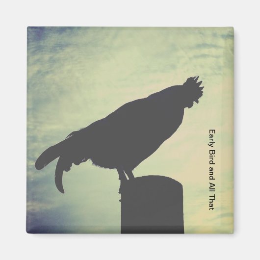 Rooster-Kühlschrank-Magnet Magnet (Vorne)