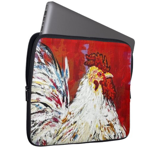 Rooster Lap Top Bag Laptopschutzhülle (Vorne Rechts)