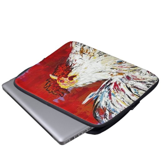 Rooster Lap Top Bag Laptopschutzhülle (Vorne Knopf)