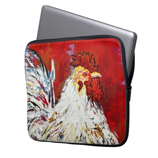 Rooster Lap Top Bag Laptopschutzhülle (Vorderseite Links)