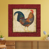 Rooster Leinwanddruck (Insitu (Wohnzimmer))