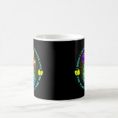 Rooster Life Funny Retroster Chicken Zitat Kaffeetasse (Mittel)