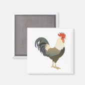 Rooster Magnet (Vorderseite/Rückseite)