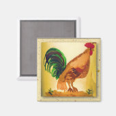 Rooster Magnet (Vorderseite/Rückseite)