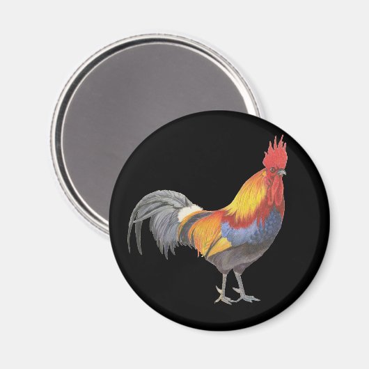 Rooster Magnet (Vorderseite/Rückseite)