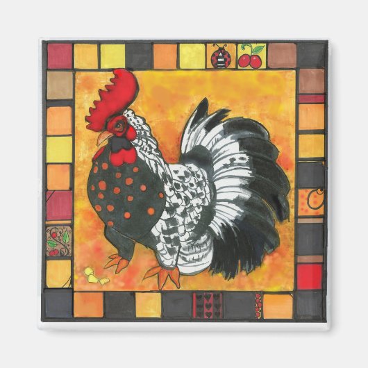 Rooster Magnet (Vorne)