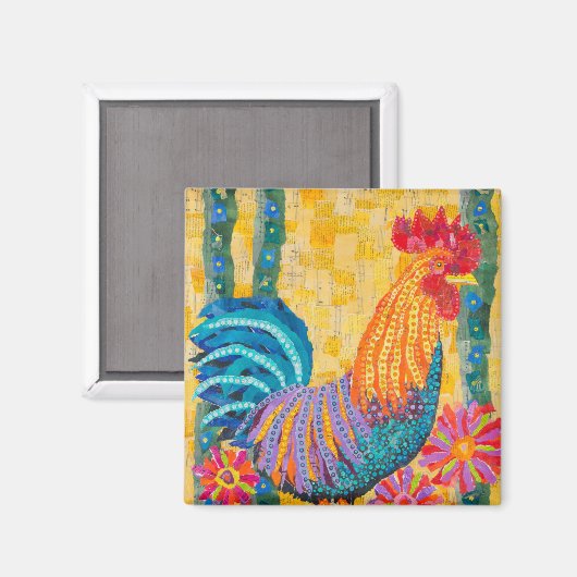 Rooster Magnet (Vorderseite/Rückseite)