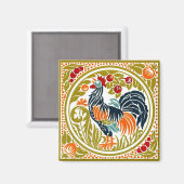 Rooster Magnet (Vorderseite/Rückseite)
