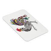 Rooster Magnet 3"x4" (Rechte Seite)