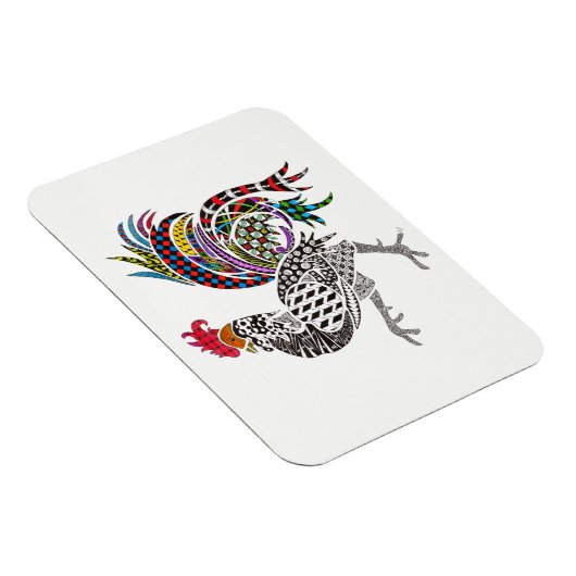Rooster Magnet 3"x4" (Rechte Seite)