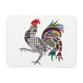 Rooster Magnet 3"x4" (Horizontal)