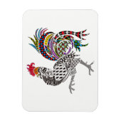 Rooster Magnet 3"x4" (Vertikal)