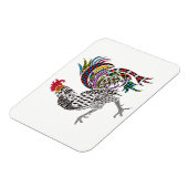 Rooster Magnet 3"x4" (Linke Seite)