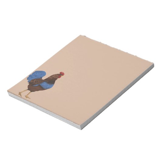 Rooster-Malerei Notizblock (Rotiert)