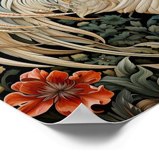 Rooster-Malerei Poster (Ecke)