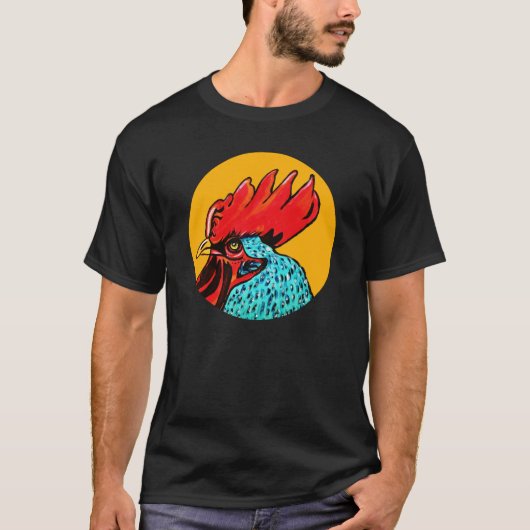 Rooster Mens T-Shirt (Vorderseite)