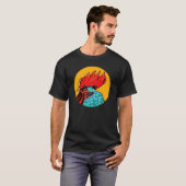 Rooster Mens T-Shirt (Vorne ganz)
