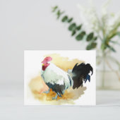 Rooster mit der Einstellung Postkarte (Stehend Vorderseite)