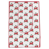 Rooster mit Henne Mittlere Geschenktüte (Rückseite)