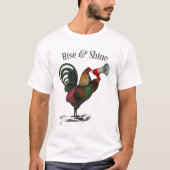 Rooster mit Loudhailer 2 T-Shirt (Vorderseite)