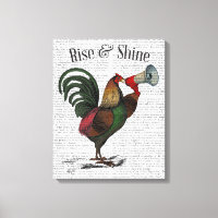 Rooster mit Loudhailer