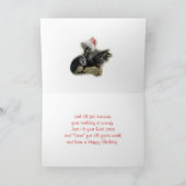 Rooster mit schlechter Einstellungskarte - für jed Karte (Innenseite)