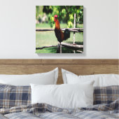 Rooster Morning Leinwanddruck (Insitu (Schlafzimmer))