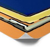 Rooster Morning Sun Poster (Ecke)