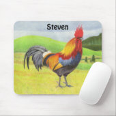 Rooster Mousepad (Mit Mouse)