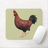 Rooster Mousepad (Mit Mouse)