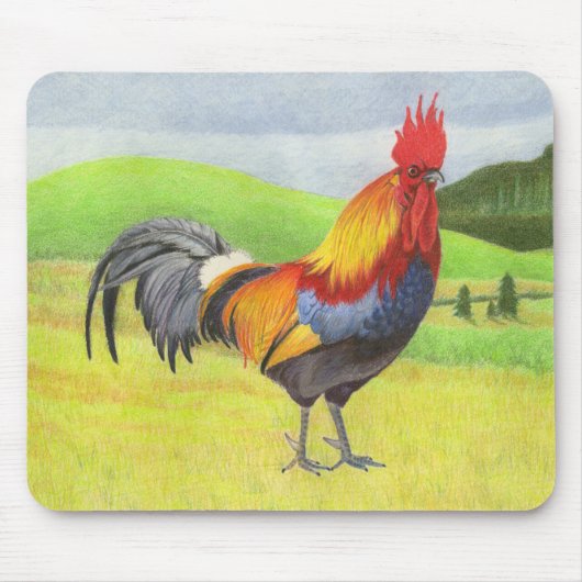 Rooster Mousepad (Vorne)