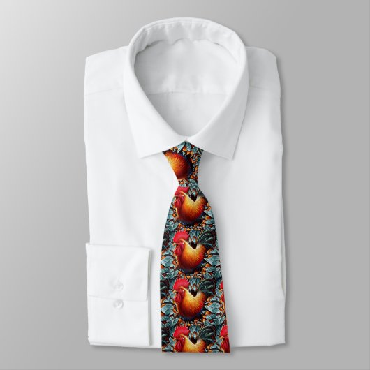 Rooster Neck Tie Krawatte (Gebunden)