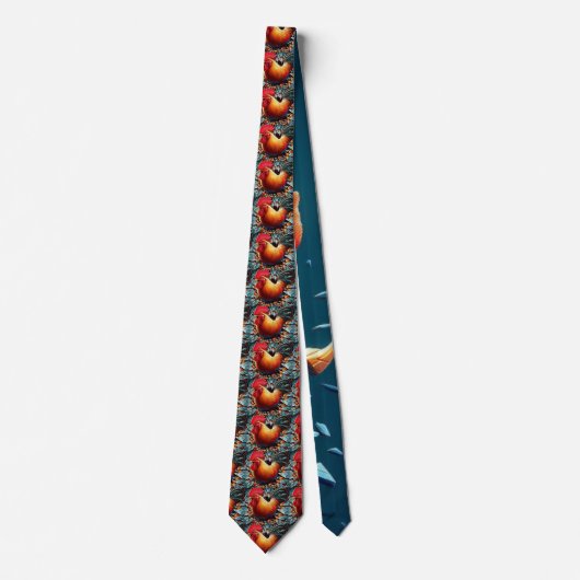 Rooster Neck Tie Krawatte (Vorderseite)