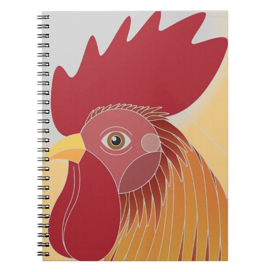 Rooster-Notebook Notizblock (Vorderseite)