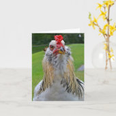 Rooster Notecard Karte (Gelbe Blume)