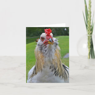 Rooster Notecard Karte